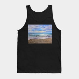 Early morning on the beach Tank Top